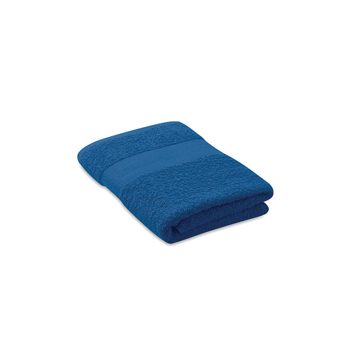 Serviette publicitaire coton bio 100x50cm TERRY Bleu royal